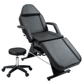 Metal Massage Salon Tattoo Chair (Color: Black)