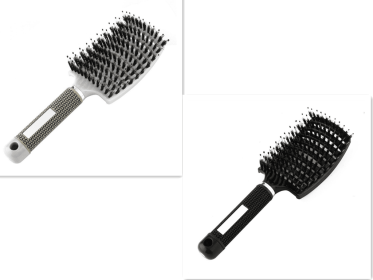Hairbrush Anti Klit Brushy Haarborstel Women Detangler Hair Brush Bristle Nylon Scalp Massage  Teaser Hair Brush Comb (Option: Set B-Brush-Set)